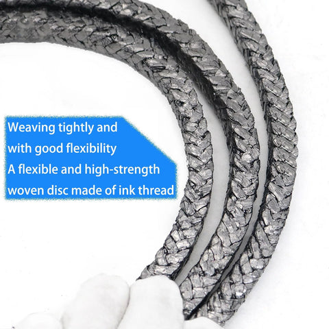 Amazon flexible graphite braided compression packing for pumps and mechanical seals, 3/16 in x 3/16 in, 10 ft