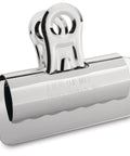 Top Shelf Bulldog Binder Clips 3 Inch Set Of 12 Steel Nickel Plated Paper Clips For Office Organization Desk Supplies And Document Filing The Boss Level Heavy Duty choice, close-up of a single clip.