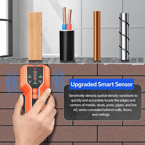 3 In 1 Electronic Stud Finder Wall Scanner Nails Wood Studs Metal Piping And Live Ac Wires Instant Accurate Pickups For Home Repair Jobs Totally Foolproof Operation That Works Like A Charm