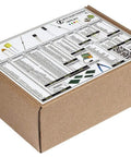 Box of DIY Electronic Component Kit Assortment With Resistors, Capacitors, LEDs, Transistors, and more for hobby projects
