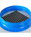 Badass Heavy Duty Portable Air Conditioner Knocks Out Excess Heat 21000 BTU Cools Up To 540 Square Feet round air exhaust opening with blue trim.