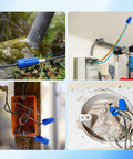 Blue Waterproof Wire Nuts Set For Outdoor Use Landscape Wire Connectors 22AWG to 12AWG in various applications