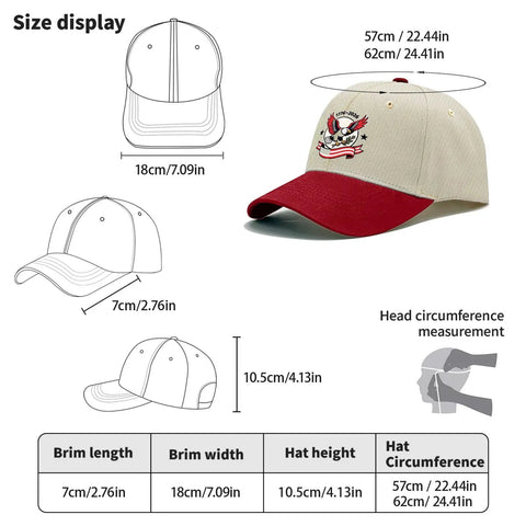 All Season Women Adjustable Cap With Buckle Closure One Size Fits Most Lightweight Yet Durable Go To Outdoor Hat, size display