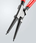 Knipex External Straight Retaining Ring Pliers 8.25 Inch for installing and removing circlips, close-up view