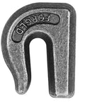 Three Eighth Inch Weld On Grab Hook Set G70 Forged Steel WLL 6600 Lb Beefy Heavy Duty Tow Hook with slanted bottom edge