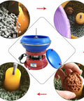 Heavy Duty 3.5L Vibratory Tumbler Polisher Straight Up Beast Mode Benchtop Finishing Machine with various polishing materials.