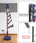 Image of Sturdy Floor Storage Stand With Five Hooks For V Series Cordless Vacuum Cleaners Boss Level Docking Station Organizer Bracket