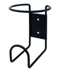 Black 32 Oz Spray Bottle Rack Wall Mount Organizer For Cleaning, Chemicals, And Detailing Bottles, Heavy Duty Steel Holder