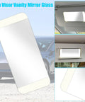 Tesla Model 3 And Model Y Sun Visor Mirror Glass Replacement Plug And Play Install for vanity mirror fits 2017-2024