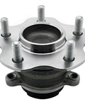 Close-up of FWD Rear Wheel Bearing Hubs Assembly Pair For Nissan Rogue 2014 2015 2016 2017 2018 2019 And Rogue Sport 2017 2018 2019 Replacement Kit