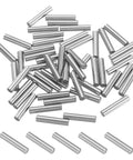 Beefy Heavy Duty Stainless Steel Dowel Pins 4x20mm Shelf Support Pegs Set Of 30 For Bookshelves Cabinets Closets, Durable 304 Stainless Steel Fasteners Anti Rust Silver Corrosion Resistant, assorted pins