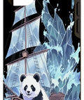 Ice Sailing Panda Bear Yacht Case For 15 Plus Phone Dope Winter Sports Inspired Protective Cover with panda on a boat design