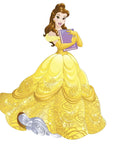 Sparkling Belle Princess Giant Wall Decals Removable Peel And Stick Room Decor for parties and bedrooms use easy room makeover.