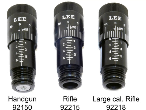 Dead Nuts Accurate Rifle Micrometer Adjustment Screw For Universal Bullet Seating Dies with .001in markings and compact design.