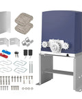 Heavy Duty 1400 Lb Automatic Sliding Gate Opener For Gates Up To 40 Feet, Chain Drive Electric Gate Motor Kit with hardware