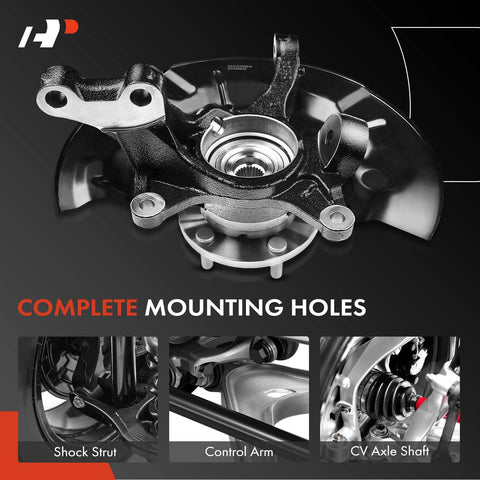 Front Left Steering Knuckle And Wheel Bearing Hub Assembly Direct Fit Replacement For Toyota Camry 2012 2017 2.5L Gas Engine