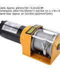 Ditch The Suck With This Badass 12V Electric Winch Kit, featuring 3000 lb capacity, 5mm x 10m rope and durable construction.