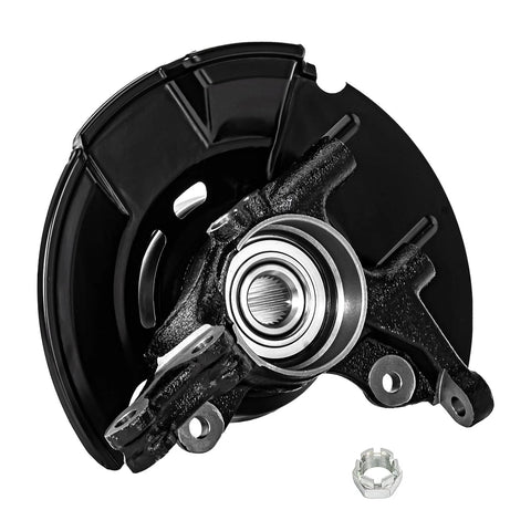Front Left Steering Knuckle With Wheel Bearing Hub Assembly For 2007 2012 Hyundai Elantra Driver Side Replacement ABS Models Only