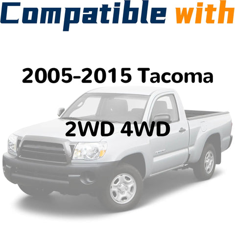 Drive Shaft Center Support Bearing for Toyota Tacoma 2005 2015 2WD 4WD Replacement Kit displayed on a white Tacoma truck.