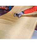 Heavy Duty Copper Wire Mesh Screen For EMF Shielding And EMF Blocking Fine 60 Mesh Brass Copper Mesh Filter, measuring in a workshop