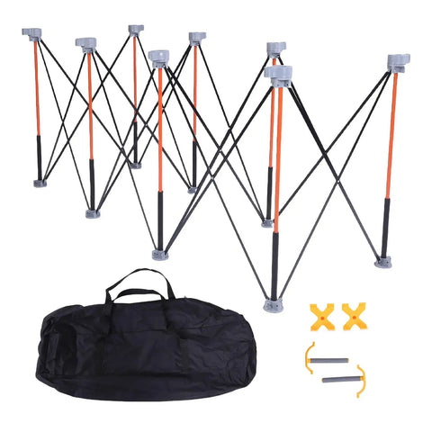 Heavy Duty Folding Workbench 800kg Load Capacity With Telescoping Legs for Woodworking compact frame with carry bag