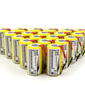 20 Pack Sub C 1.2V 2000mAh NiCd Rechargeable Batteries With Tabs For Power Tools Cordless Drills Emergency Lights And Other High Drain Devices