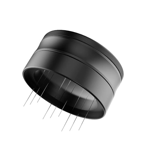 54Mm Adjustable WDT Distributor Leveler Tool Espresso Coffee Needle Stirrer with stainless steel prongs for clump breaking.