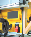 Table Saw Handwheel Replacement Round Handwheel With Revolving Knob Handle Fits DW745 DWE7480 DCS7485B installed on saw