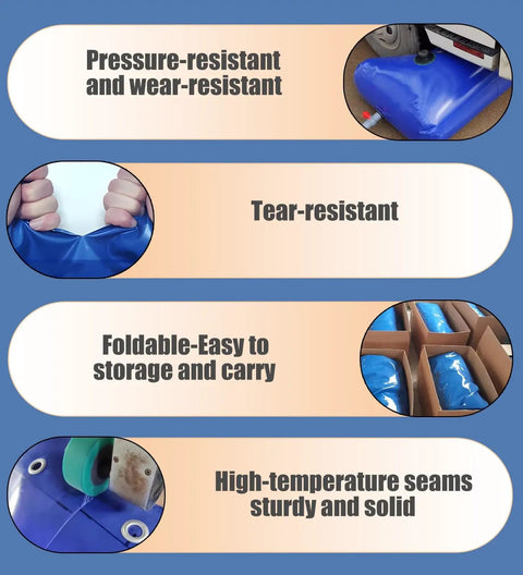 Heavy Duty Portable Water Bladder For Outdoor Emergency Storage 1893 Liter Capacity 500 Gallon Foldable Flexible Water Tank details