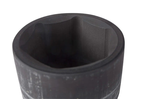 1 Inch Drive Two Seven Eighths Inch Impact Socket 6 Point Chrome Molybdenum CR MO Alloy Steel Heavy Duty Automotive Tool Close-up
