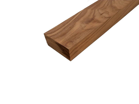 Walnut Lumber Board One And Three Quarters By Four By Forty Eight Inches Kiln Dried With Dope Grain And Two Sides Sanded Corner View