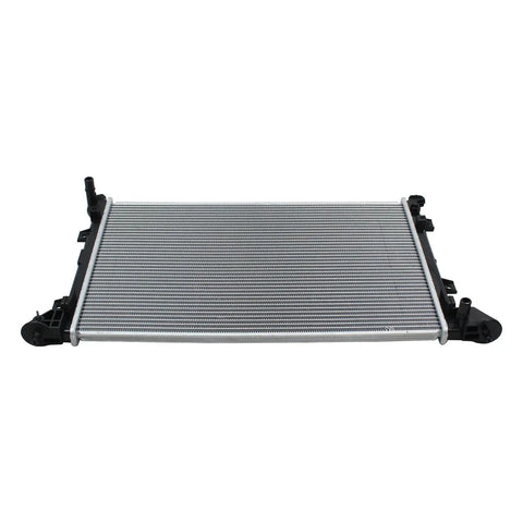Premium Engine Coolant Radiator Assembly For Kia EV6 2022 To 2025 Battery EV showing aluminum fins and plastic mounting points.