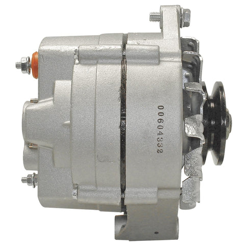 Side view of Remanufactured Alternator 334-2110 With Consistent Quality Process, High Temp Bearing Lubricant, And Double Lipped Seals
