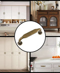 10 Pack Vintage Cabinet Pulls 3 Inch Hole Center Zinc Alloy Dope Retro Kitchen Drawer Handles For Cabinets And Furniture Rust Resistant Durable Hardware With Classic Americana Look And Easy Install on cabinets and furniture with antique finish.