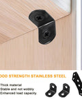 Stainless Steel Corner Brackets For Tables And Cabinets Beefy Heavy Duty Angle Braces With Effortless Installation detail view