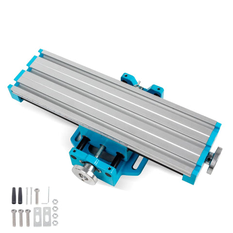 XY Axis Slide Vise Pro Grade Cross Worktable Clamp for Milling And Drilling Machines BG-6880 with aluminum surface