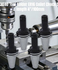 ER16 Collet Chuck Tool Holder Set Four Inch 100mm Length For CNC Milling Lathe Engraving Machines