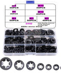 All In One Lock Washers Set 780 520 Pcs M3 M4 M5 M6 M8 M10 M12 Push On Internal Teeth Grip Hardened Steel Fasteners