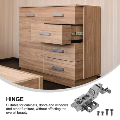 Open cabinet showing 4 Pack Aluminum Frame Cabinet Hinges In Black Finish With Hydraulic Soft Close And Stainless Steel Silent Kitchen Door Hinges Concealed Hardware For Frameless Cabinets Upgrade installed.
