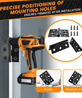 Bulletproof 12 Pack Stainless Steel Mini Folding Butt Hinges Slick Low Profile Design Smooth Quiet Glide Hardened Steel Base Tight Fit Cabinet Door Hardware Solutions, drill installing hinge.