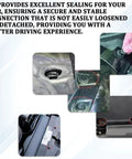 100 Piece Heavy Duty Auto Fastener Kit With Premium Steel Nylon Clips U Nuts Rivets for secure sealing in vehicle connections.