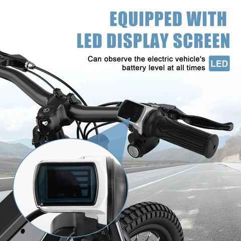 Half Twist Throttle For 22mm Handlebars 48V With LED Display And 2 Lock Keys Ideal For Ebikes Motorcycles And Scooters Easy Install And Precise Power Control For 48V Systems Compatible With Most 48V Electric Bikes