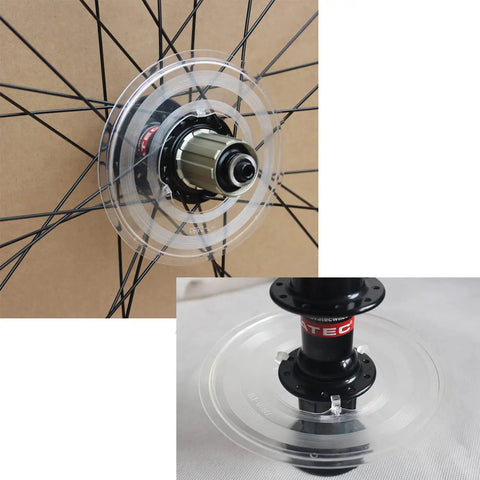 2 Pack 135mm Mountain Bike Flywheel Guard Set Rear Wheel Spoke Protector For Cassette Hubs Three Claw Guard Fits 54mm Hub