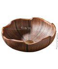 USZWBY Bathroom Vessel Sink Bathroom Sink Above Counter 16.1”X5.9”Retro ceramic basin with floral design.