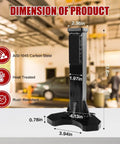 Heavy Duty Wheel Hub Removal Tool For Cars And Trucks Universal Bearing Extractor with dimensions and rust-resistant steel.