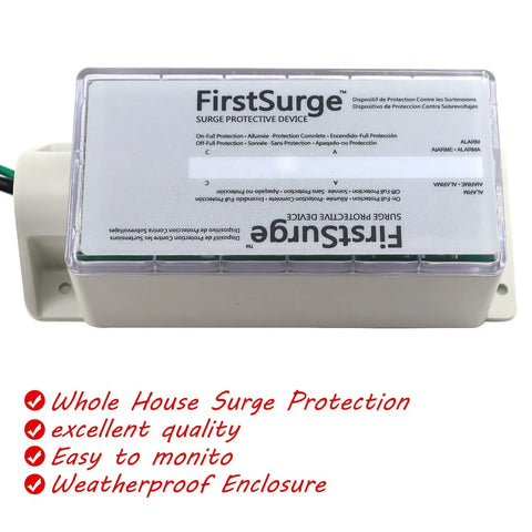 Whole House Surge Protector 140000 Amps SPD For 120V 240V Load Centers UL Listed Works With Any Brand Panel And Breakers