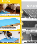 Comparison of Connectable Wooden Dog Training Boards Set Two Piece Platform With Non Slip Bright Blue Top and plastic boards
