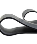 Close-up of Heavy Duty Rubber Fire Helmet Bands Pack Of 3, showing the versatile strap system in black rubber material.