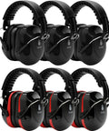 Six Pack Noise Reduction Ear Muffs With SNR 34 dB Hearing Protection For Adults And Kids displayed in front view.