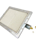 Infrared Ceramic Burner Head For Grill Stove And Heater Replacement Parts 8.66 By 6.69 Inches 220 By 170 Mm Easy Install 12mm Inlet
